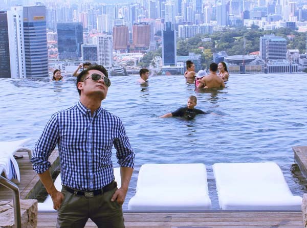 Bằng Kiều 'chuẩn men' ở Singapore sau đồn thổi về 'tình mới' - ảnh 7
